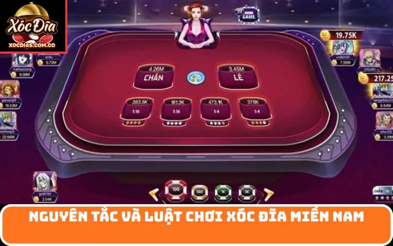 Nguyên tắc và luật chơi Xóc Đĩa miền Nam